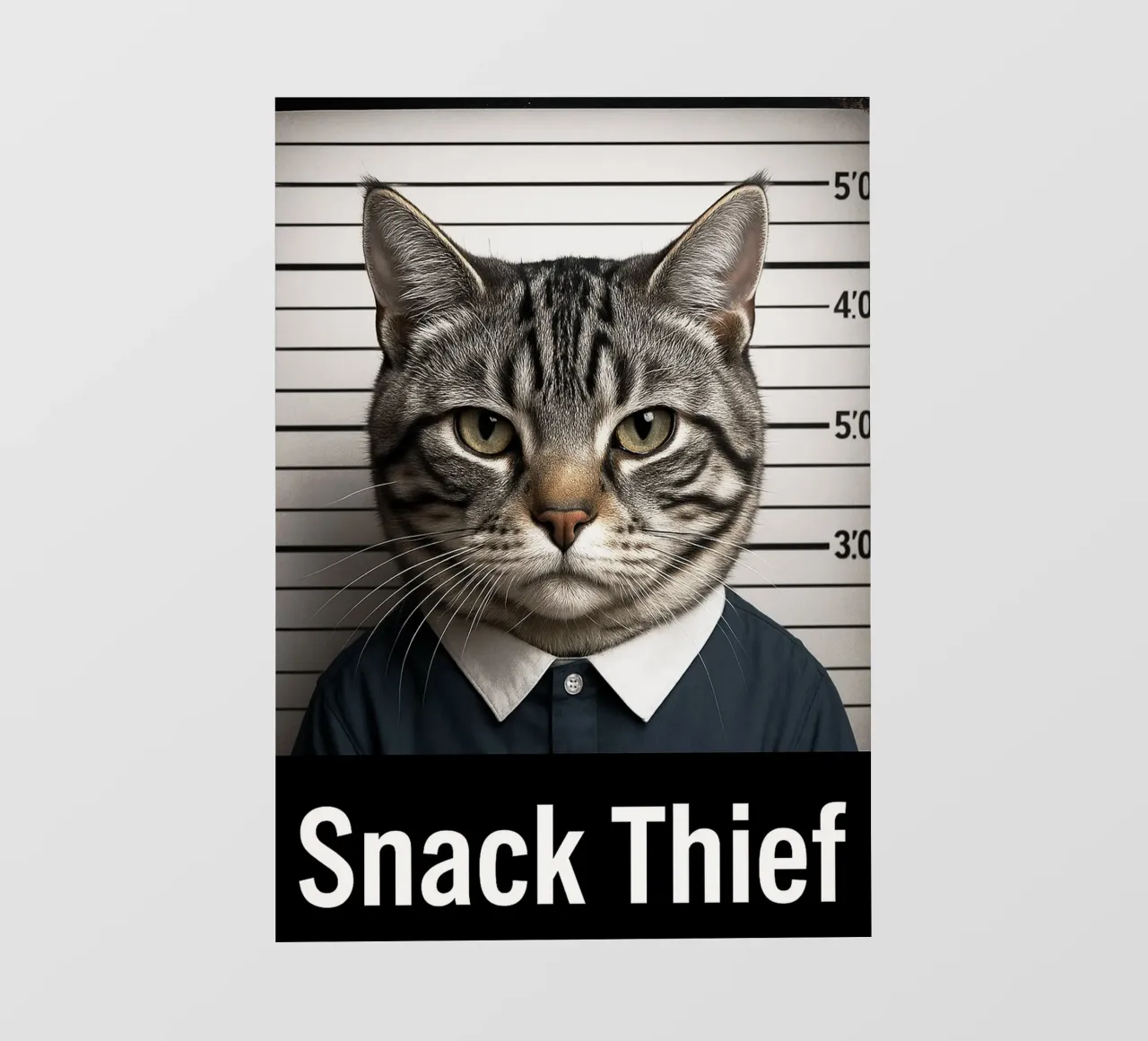 Snack Thief Cat art design bâche pvc de the gondals