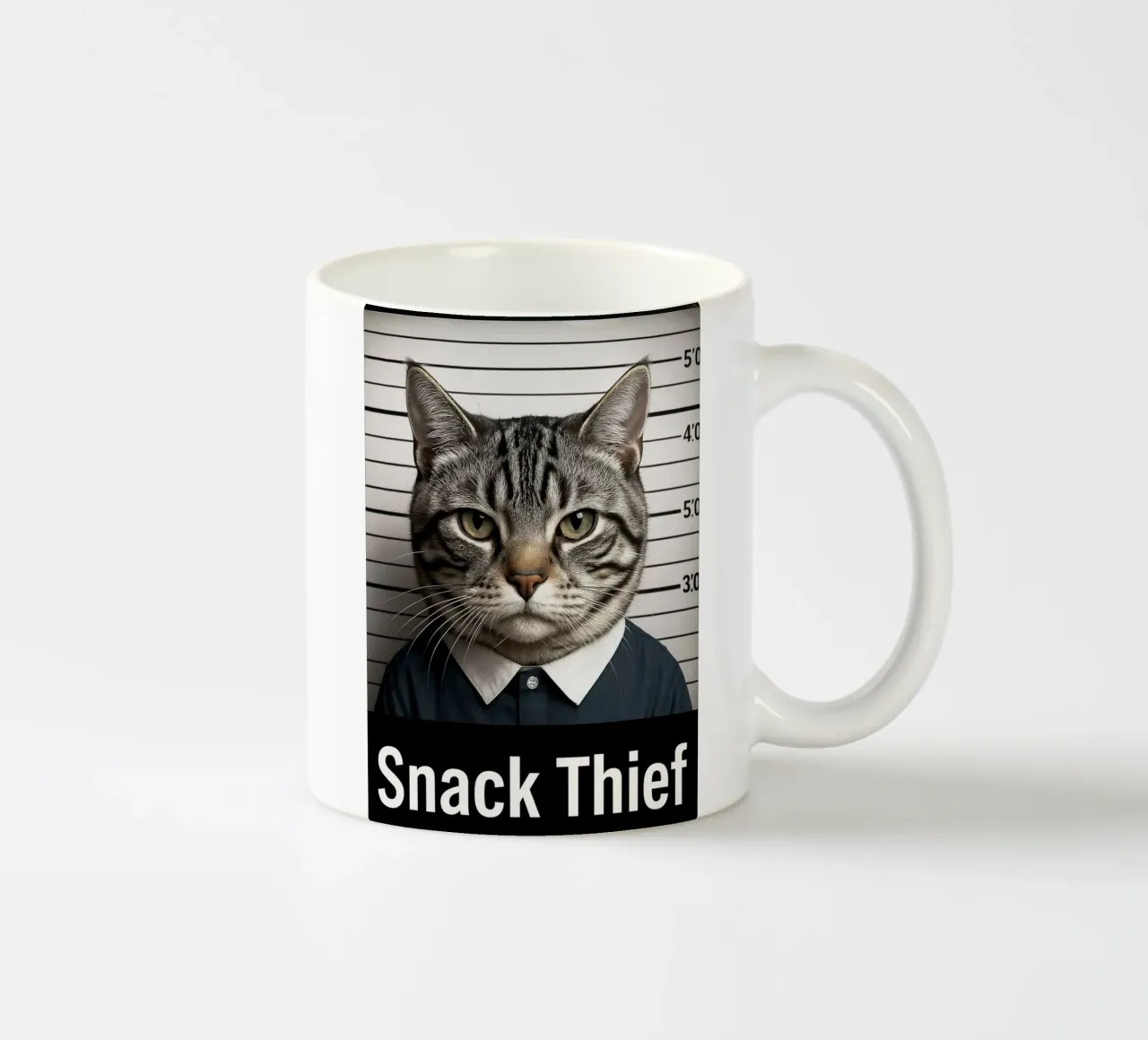 Snackdief Cat kunstontwerp keramische mok van the gondals