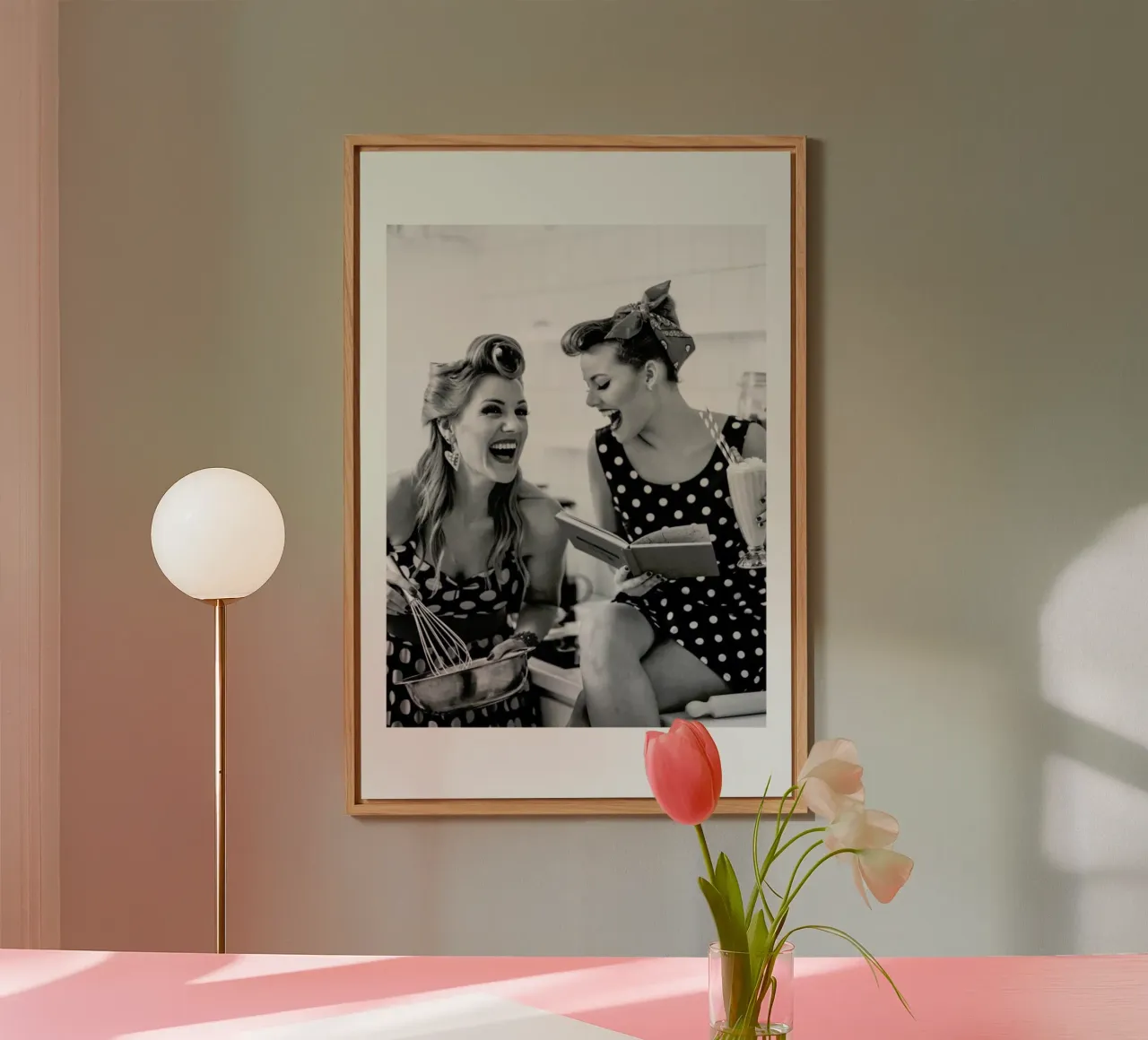 Polka Dots II alluminio dibond da Runway Collective