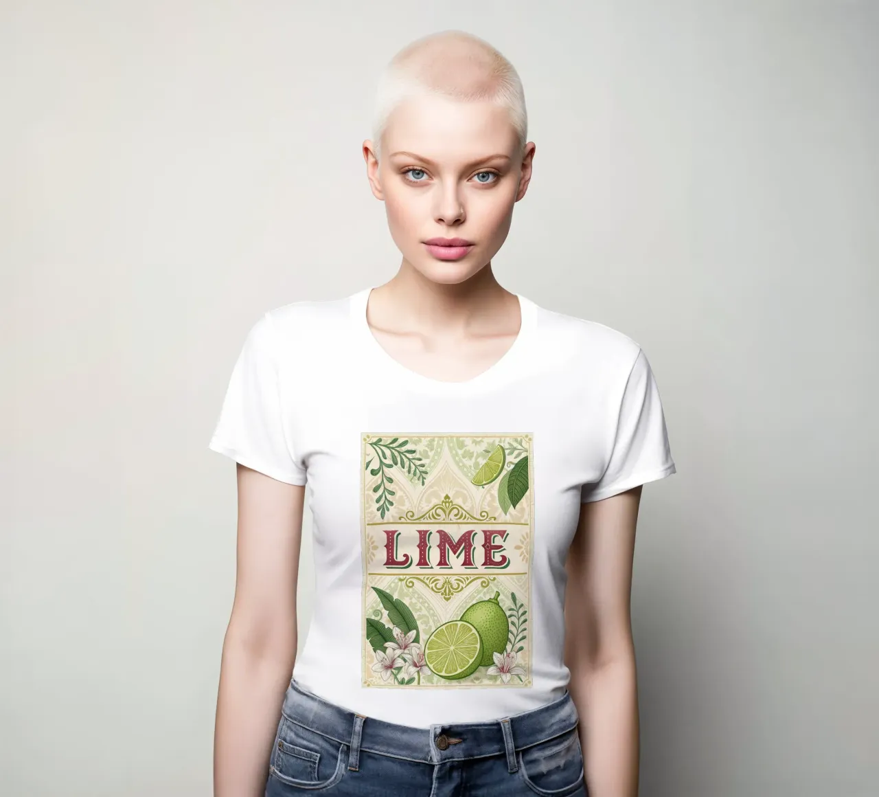 Lima refreshing drink exhibition poster women's fitted t-shirt by 🎁 ARTVI-SHOP