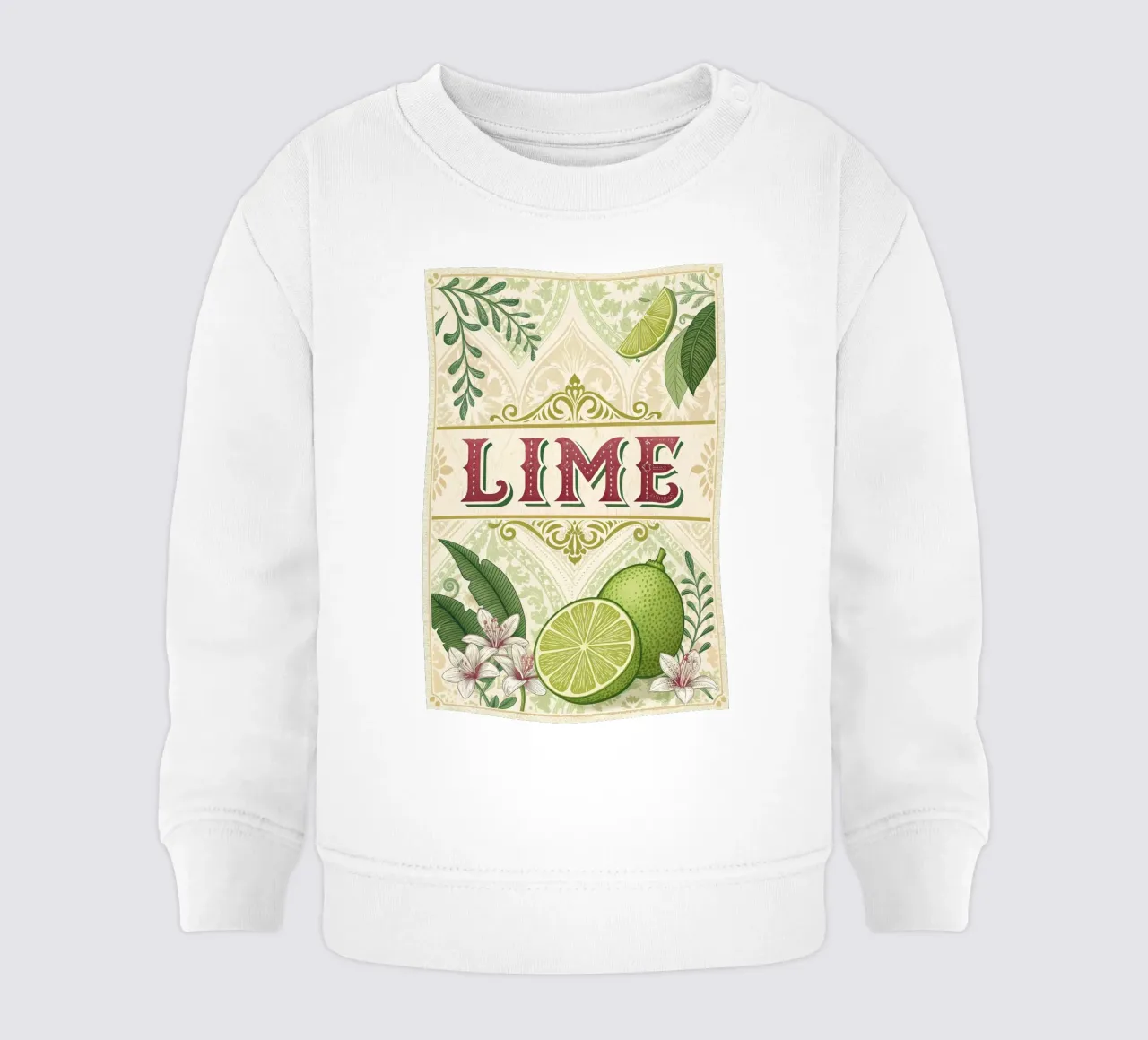 Manifesto della mostra della bevanda rinfrescante Lima felpa neonato da 🎁 ARTVI-SHOP