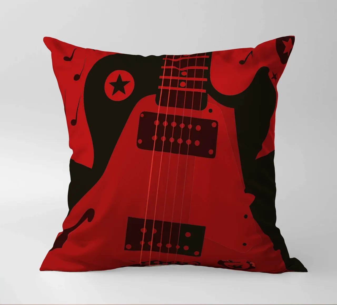 Rock Guitar decorative cushion by MUSIC EDITION