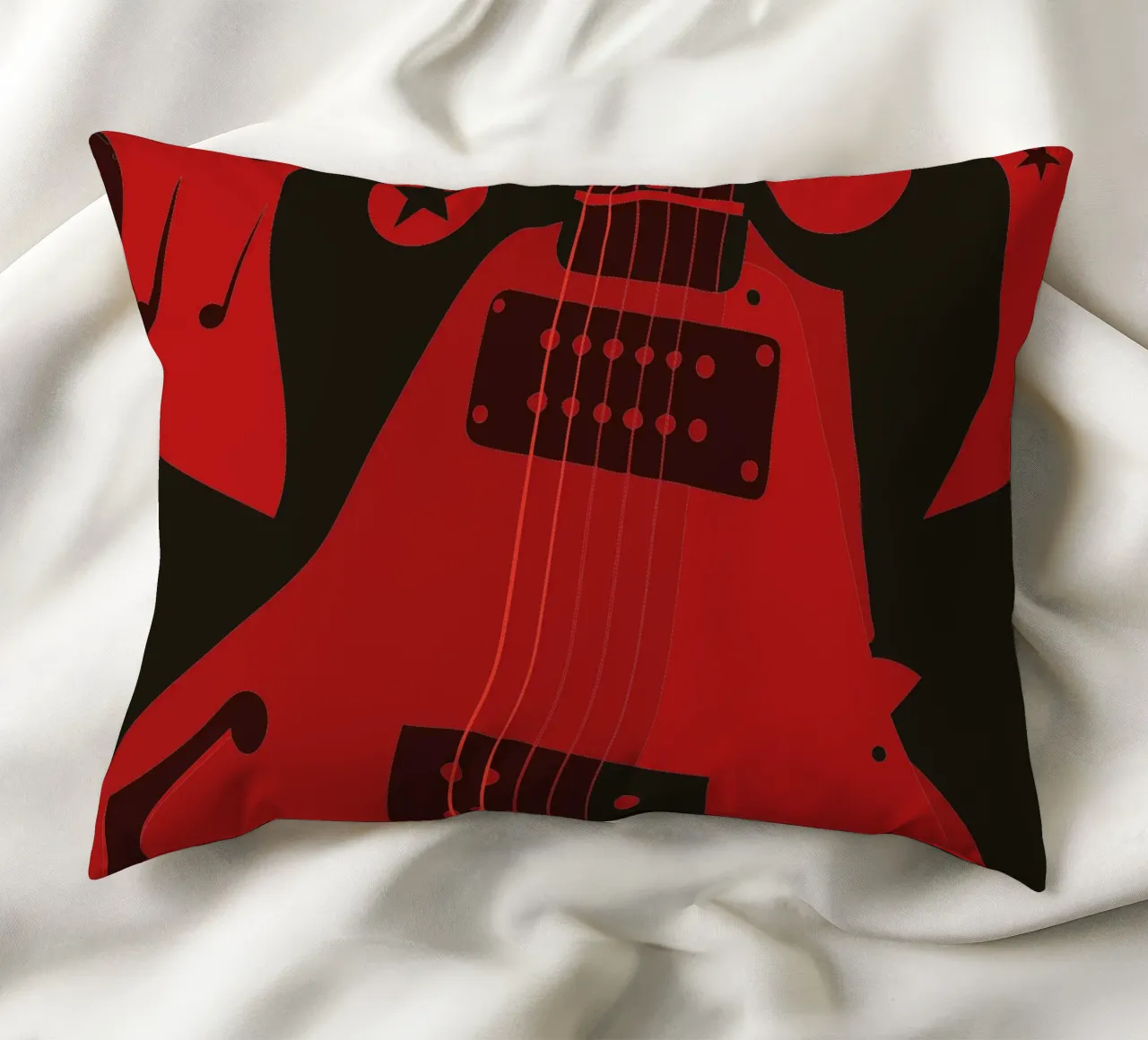 Rock Guitar decorative cushion by MUSIC EDITION