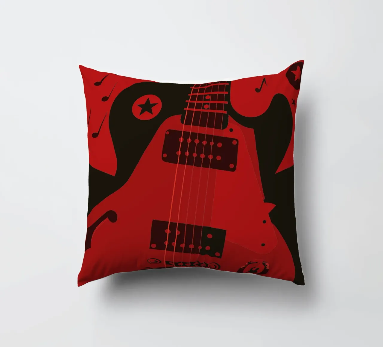 Rock Guitar decorative cushion by MUSIC EDITION