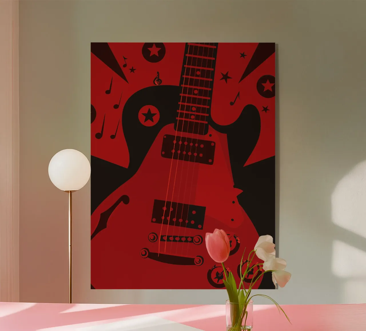 Chitarra rock plexiglass da MUSIC EDITION