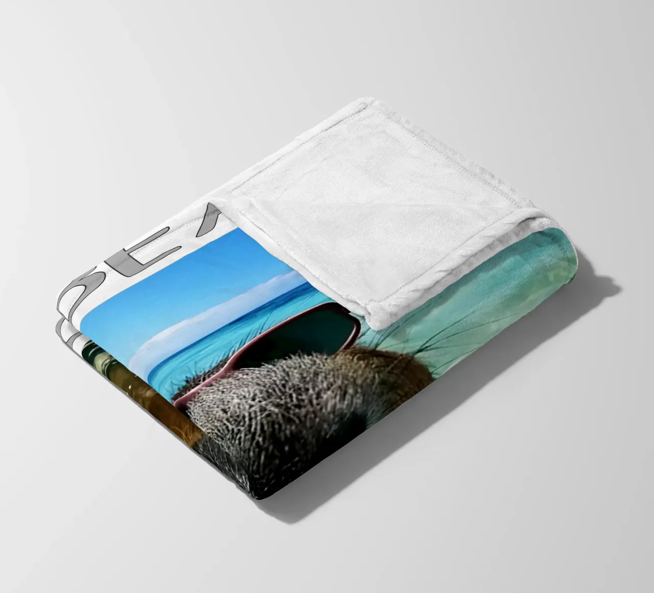 The beast inside me Funny capybara fleece blanket by the gondals
