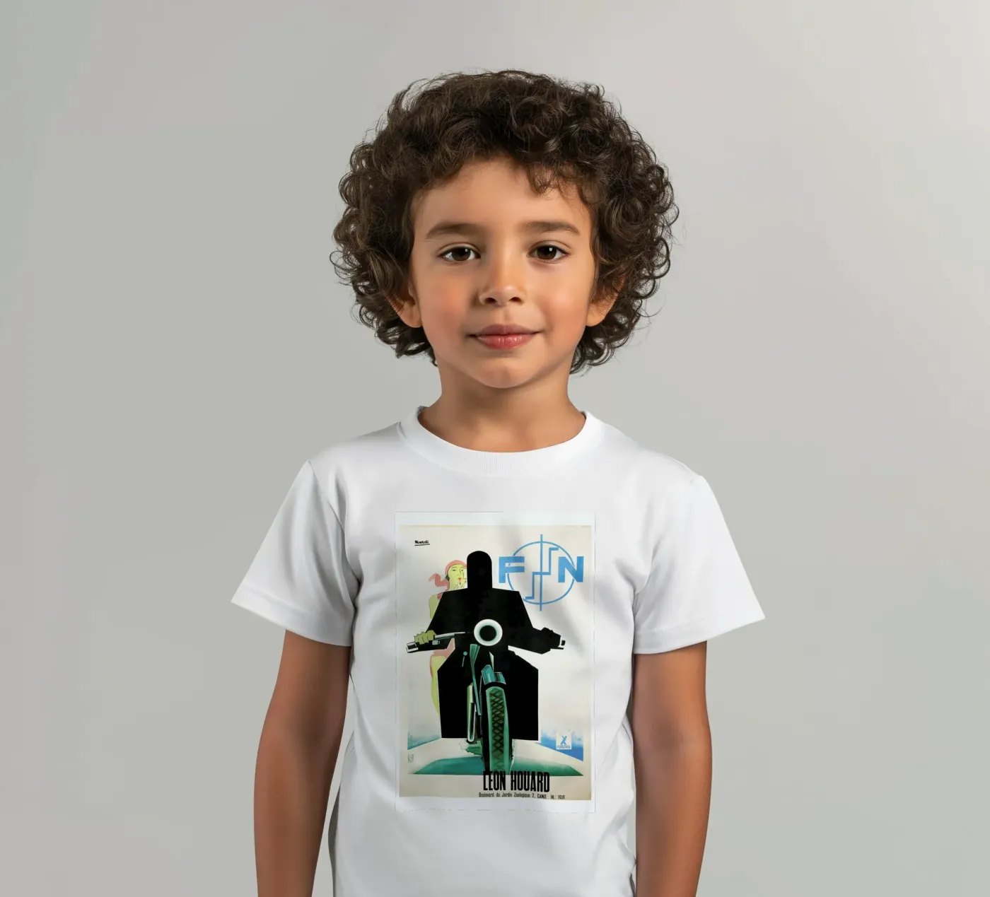motorcycle1 t-shirt bambini da Robert Livingston
