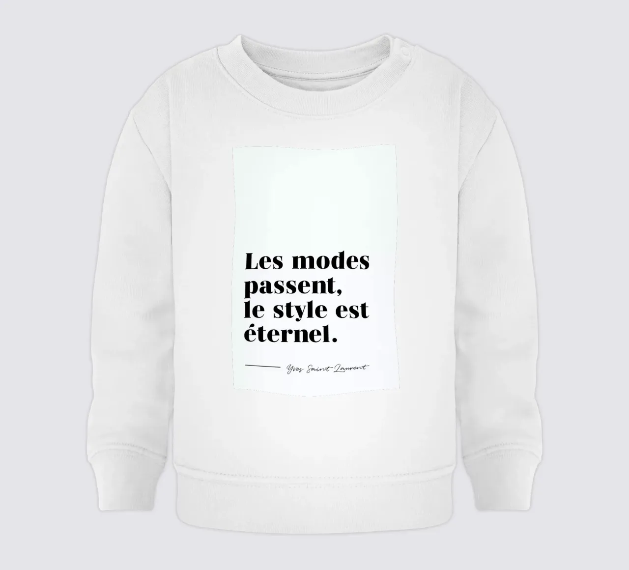 Style éternel felpa neonato da typed