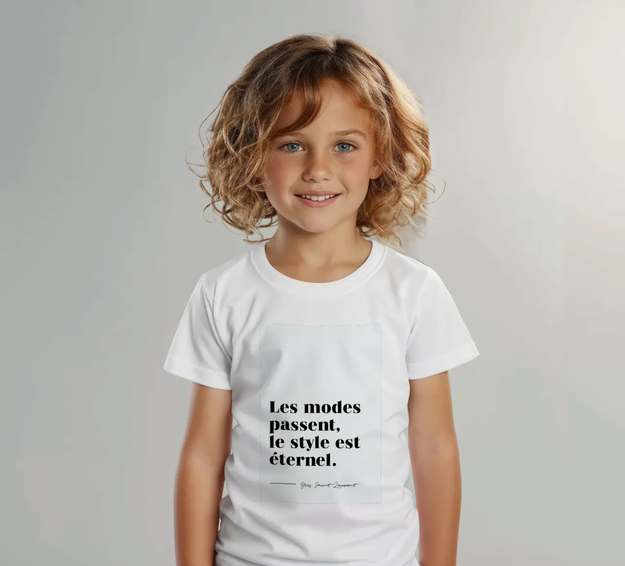 Style éternel t-shirt bambini da typed