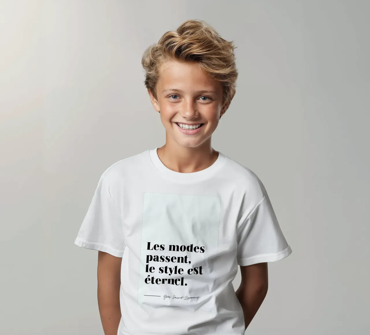 Style éternel t-shirt bambini da typed