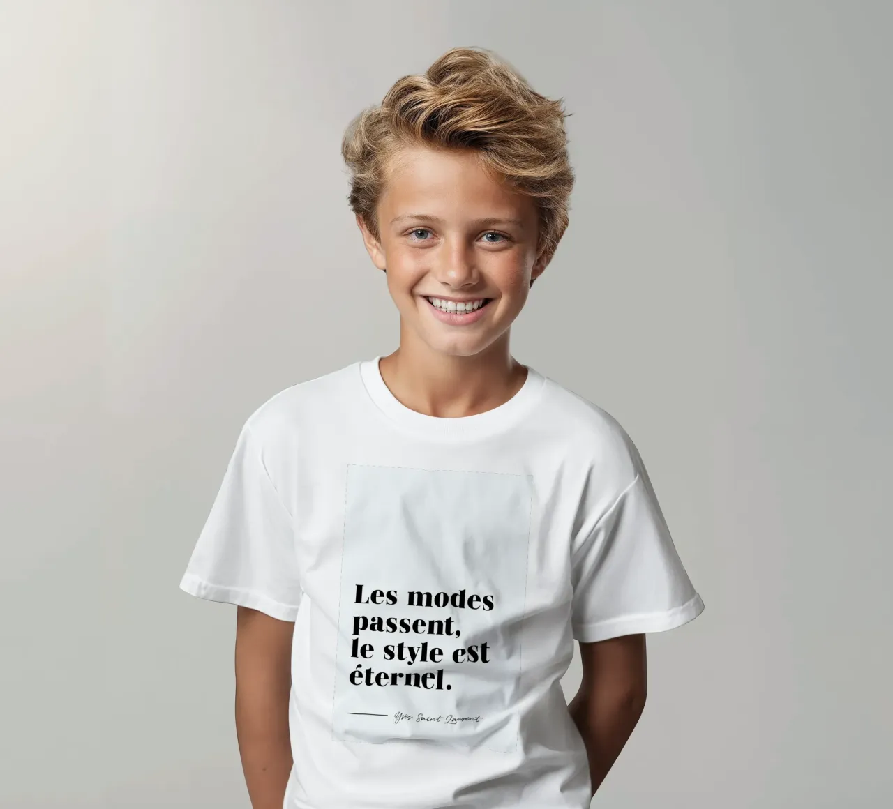 Style éternel t-shirt bambini da typed