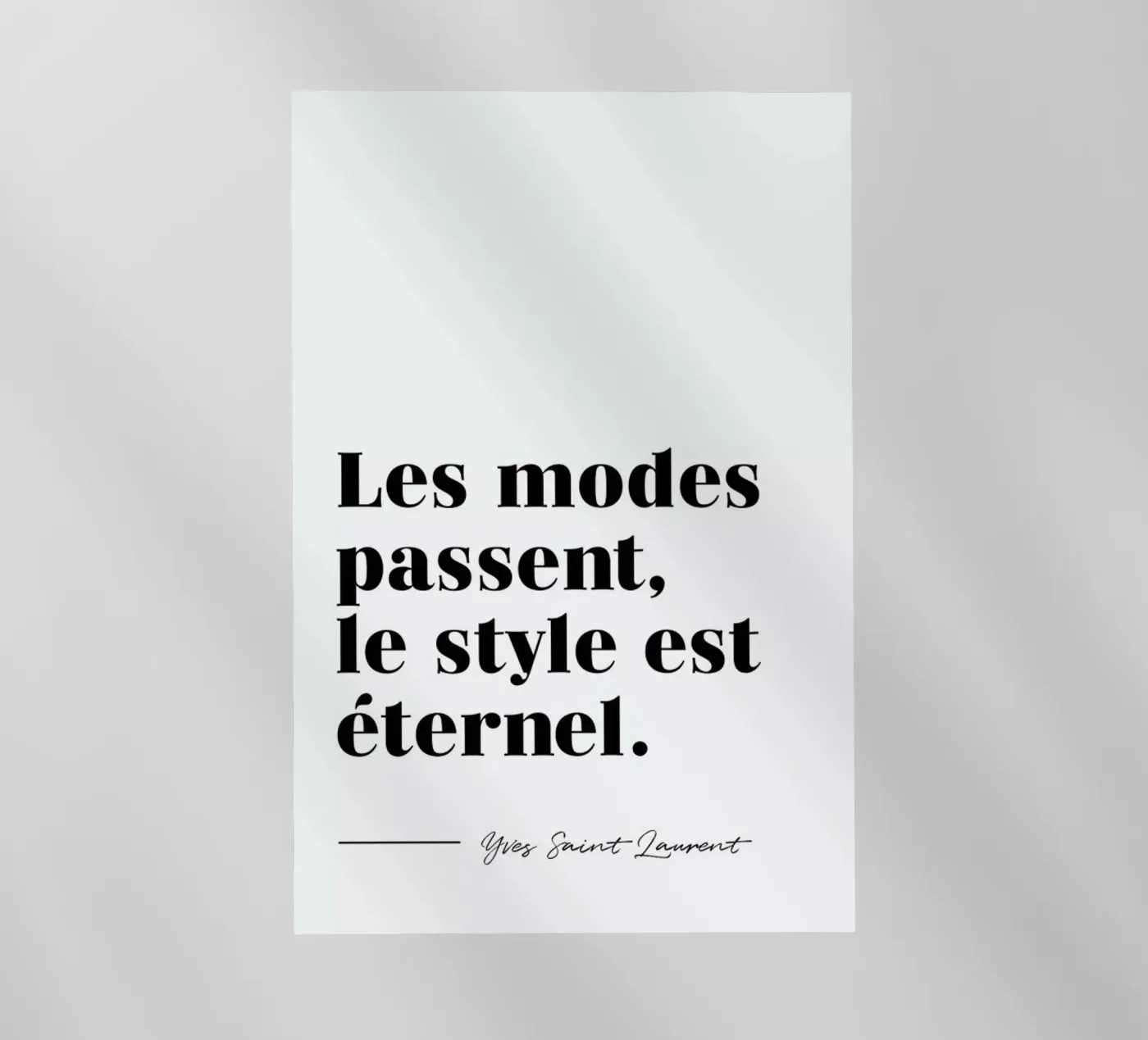 Style éternel backlit folie van typed