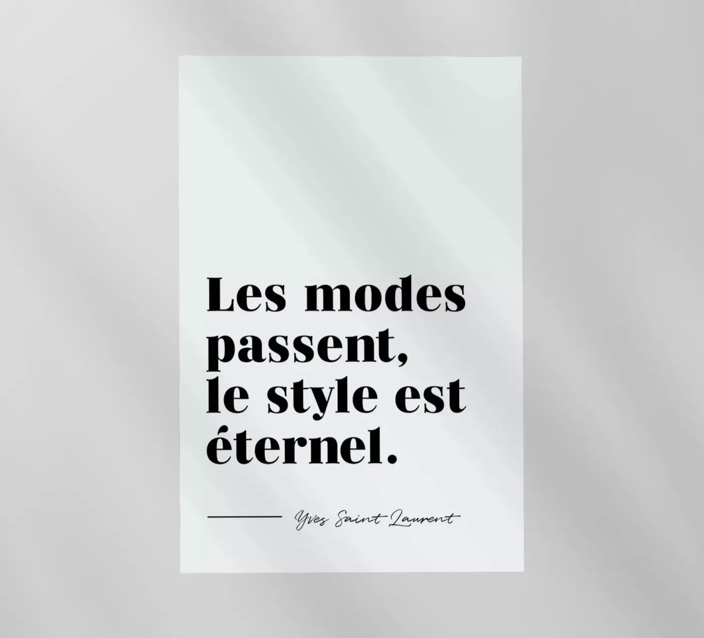Style éternel backlit folie van typed