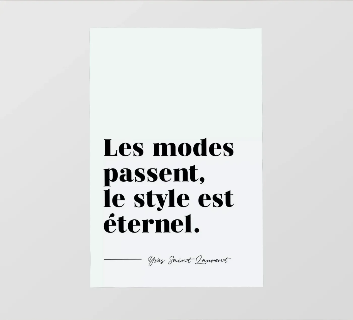 Style éternel backlit folie van typed