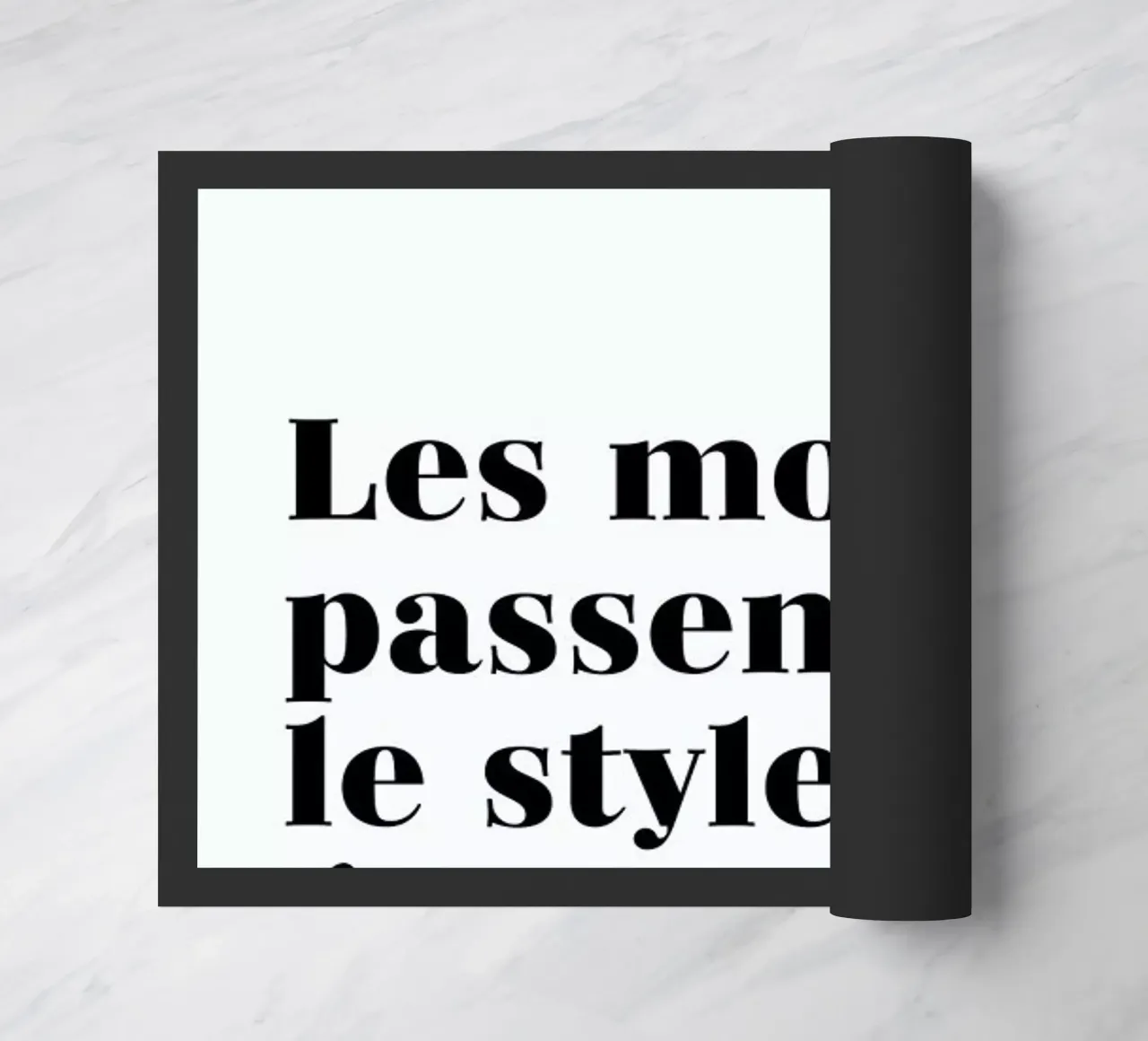 Style éternel doormat by typed