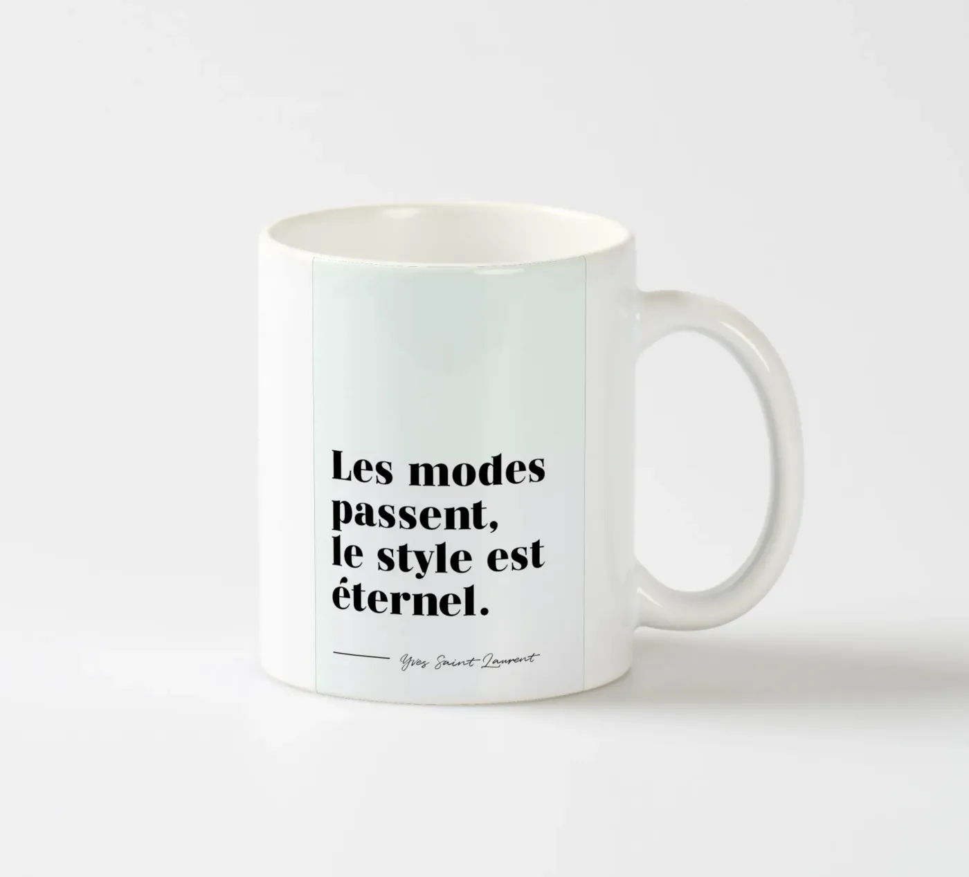 Style éternel ceramic mug by typed