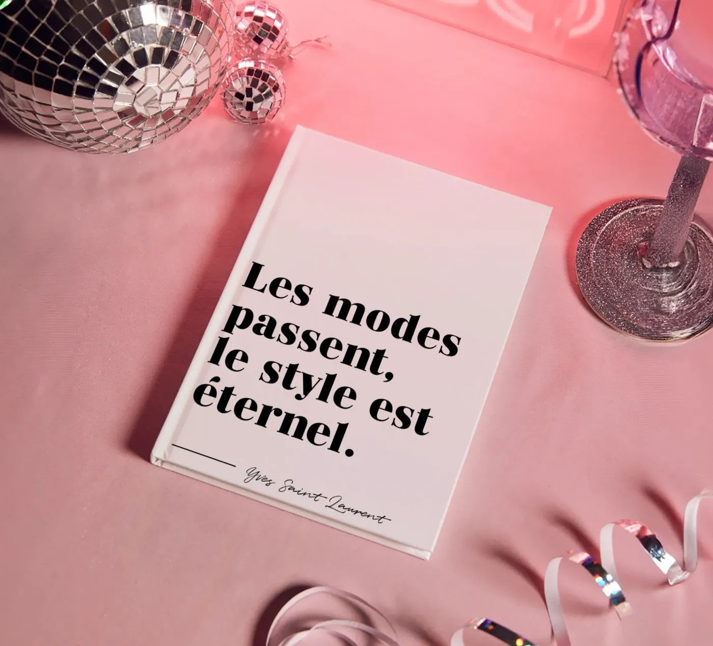 Style éternel notebook by typed