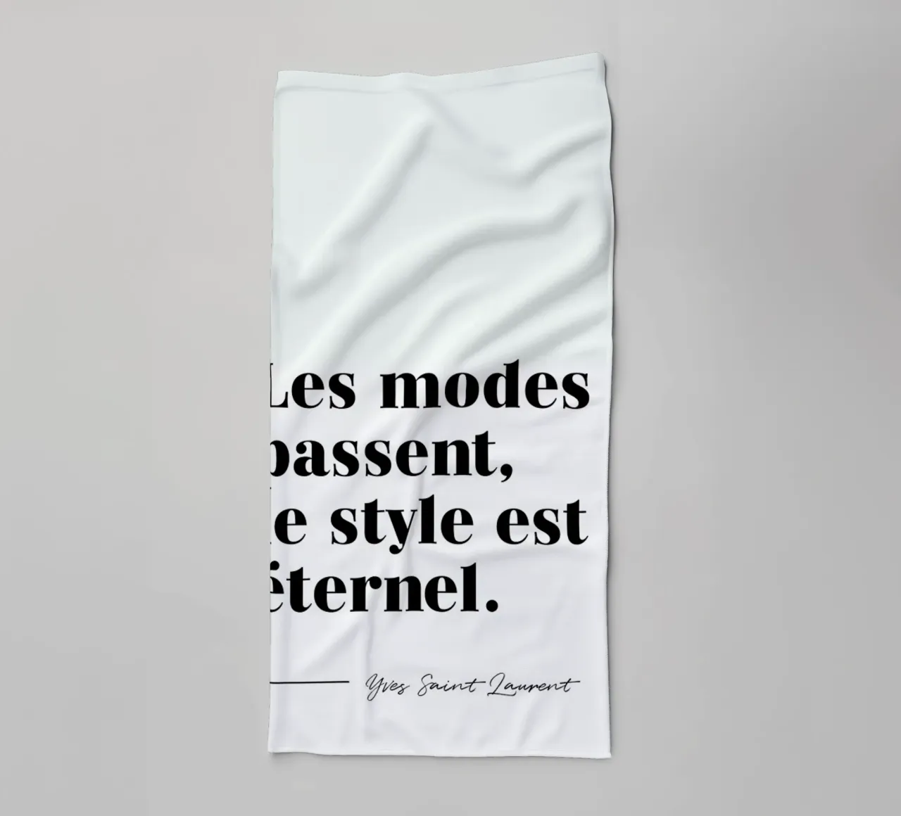 Style éternel badhanddoek van typed