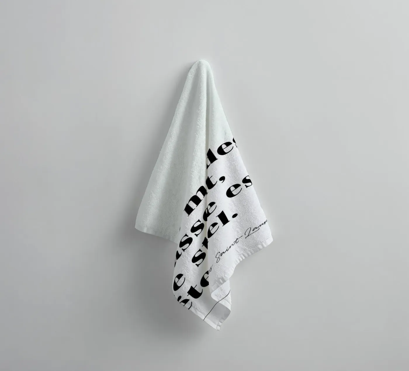 Style éternel serviette de bain de typed