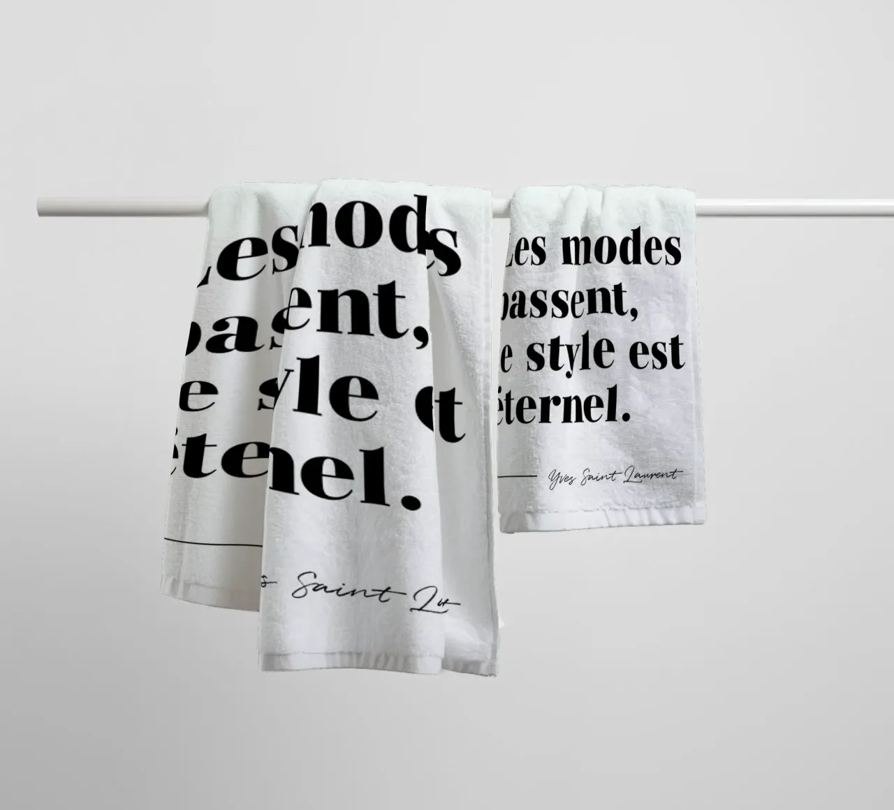 Style éternel badhanddoek van typed