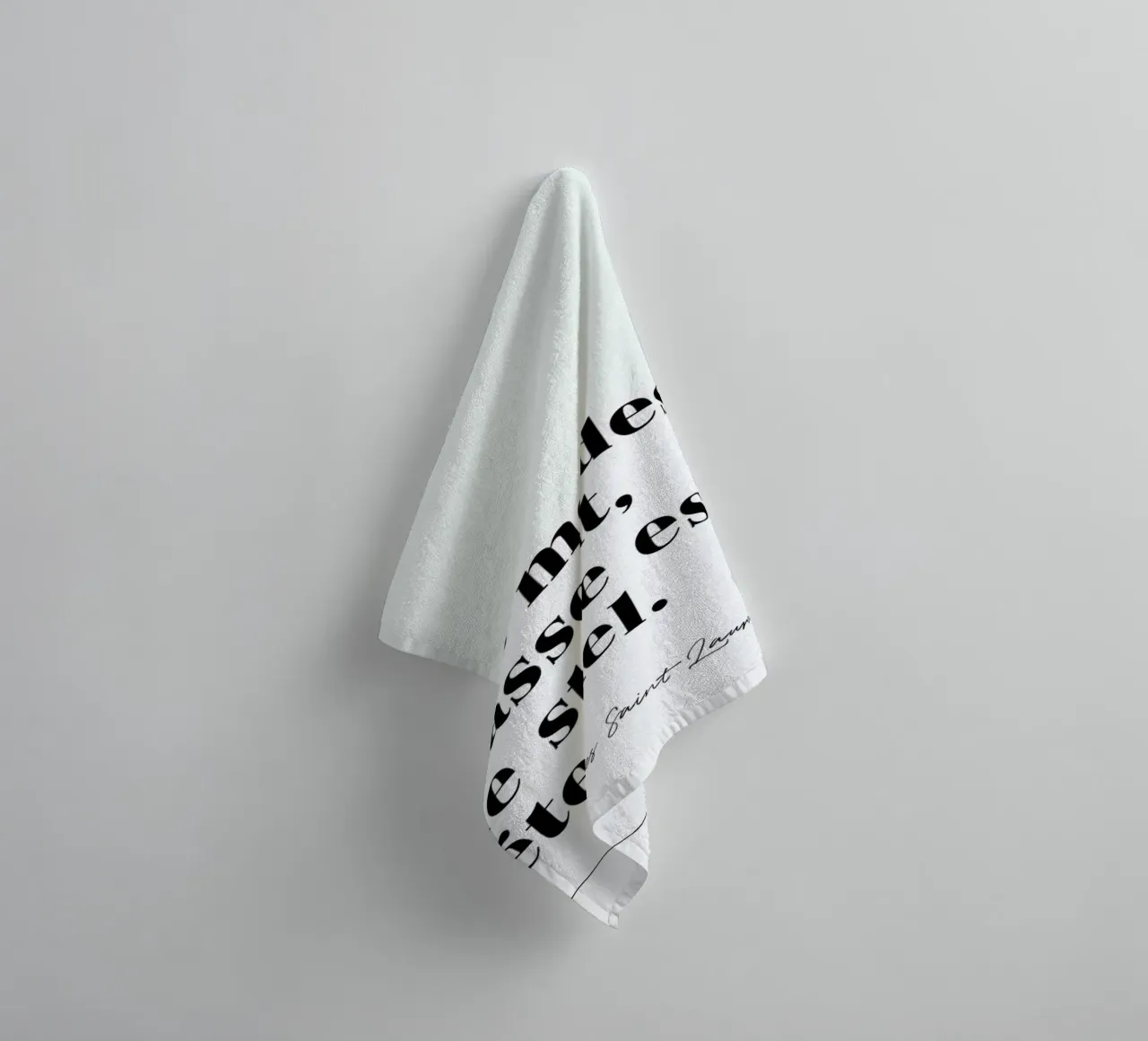 Style éternel badhanddoek van typed