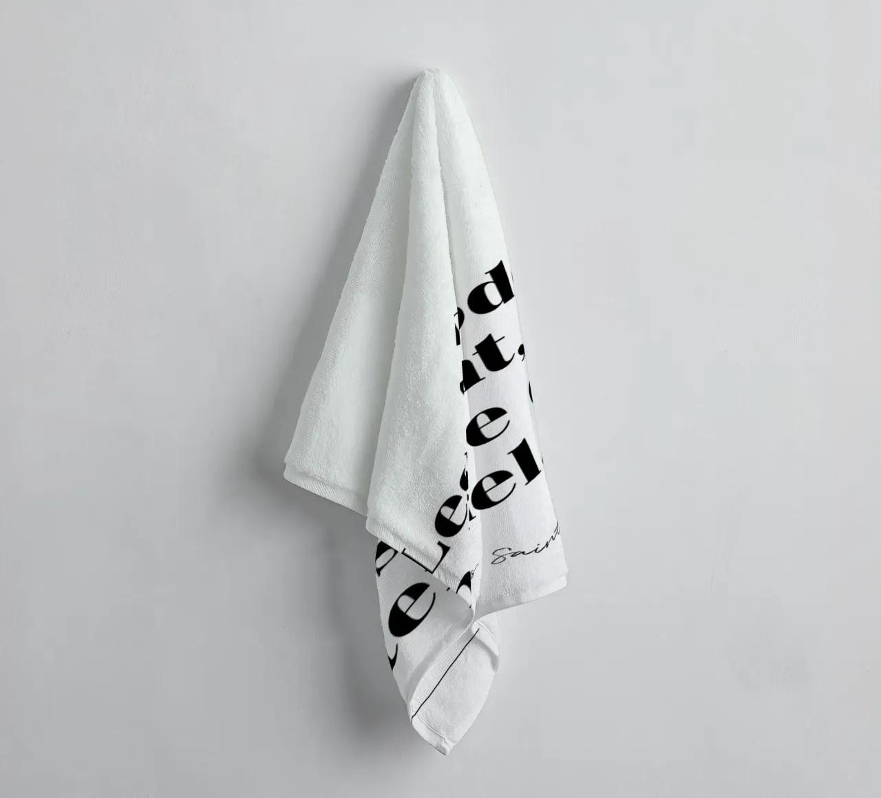 Style éternel badhanddoek van typed