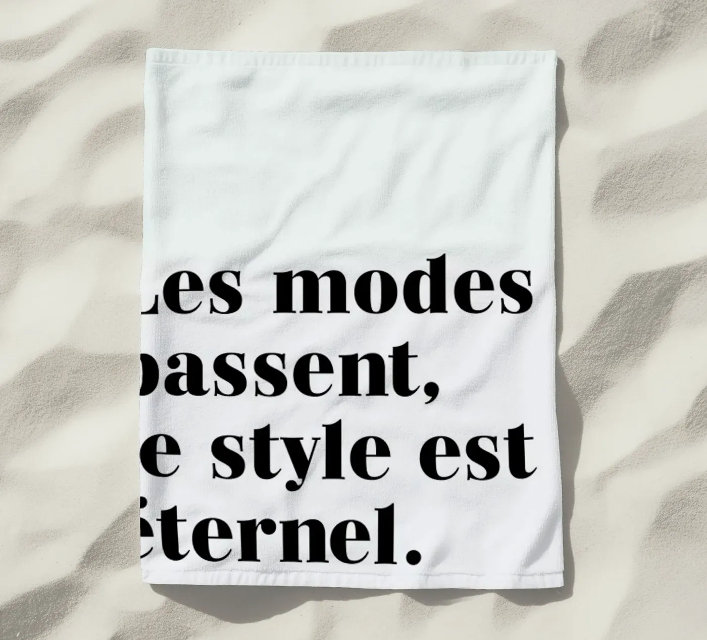 Style éternel strandhanddoek van typed