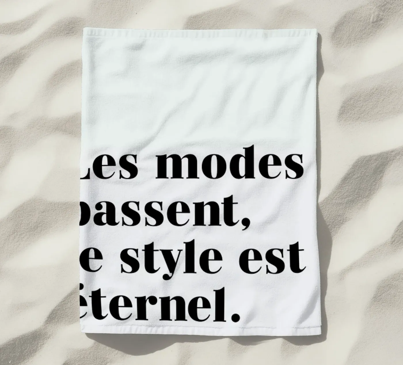 Style éternel telo mare da typed