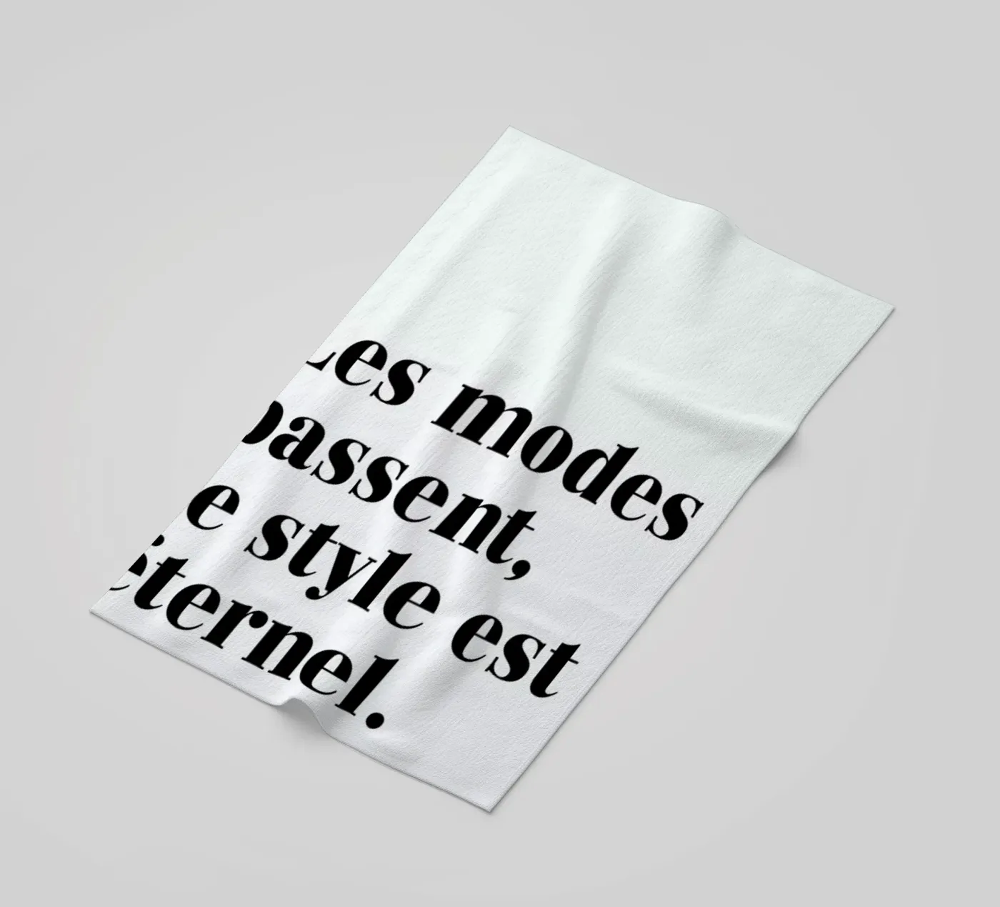 Style éternel telo mare da typed