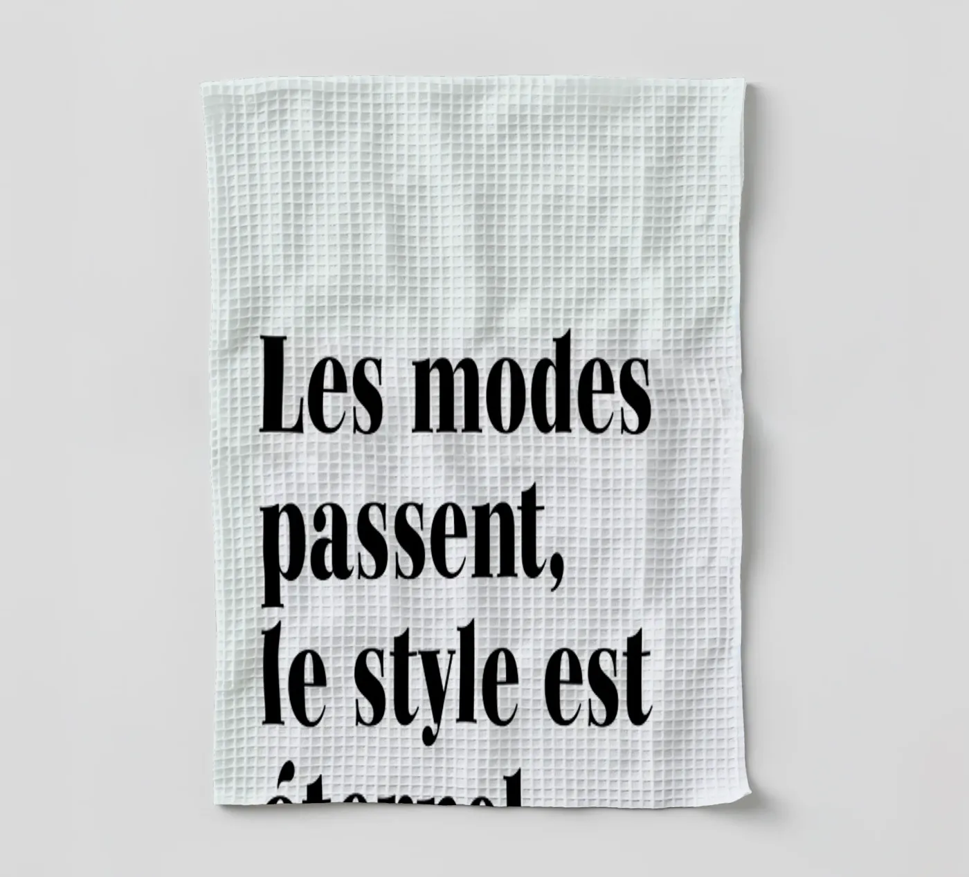Style éternel torchon de typed