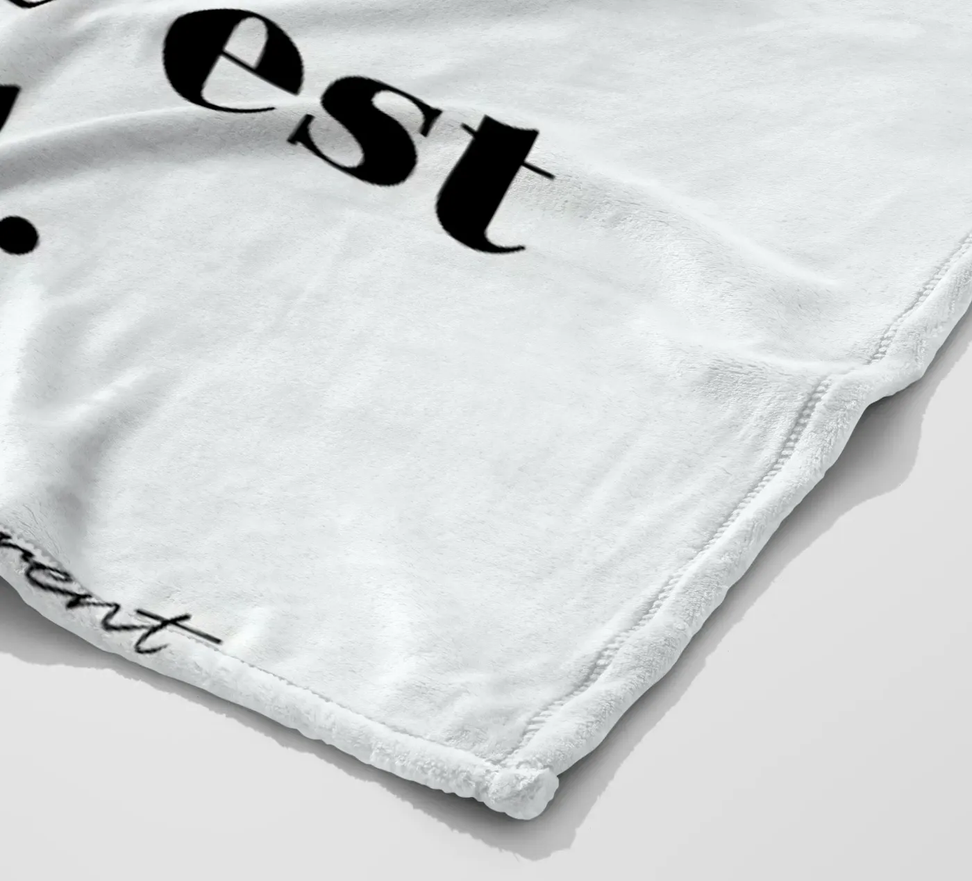 Style éternel fleece blanket by typed