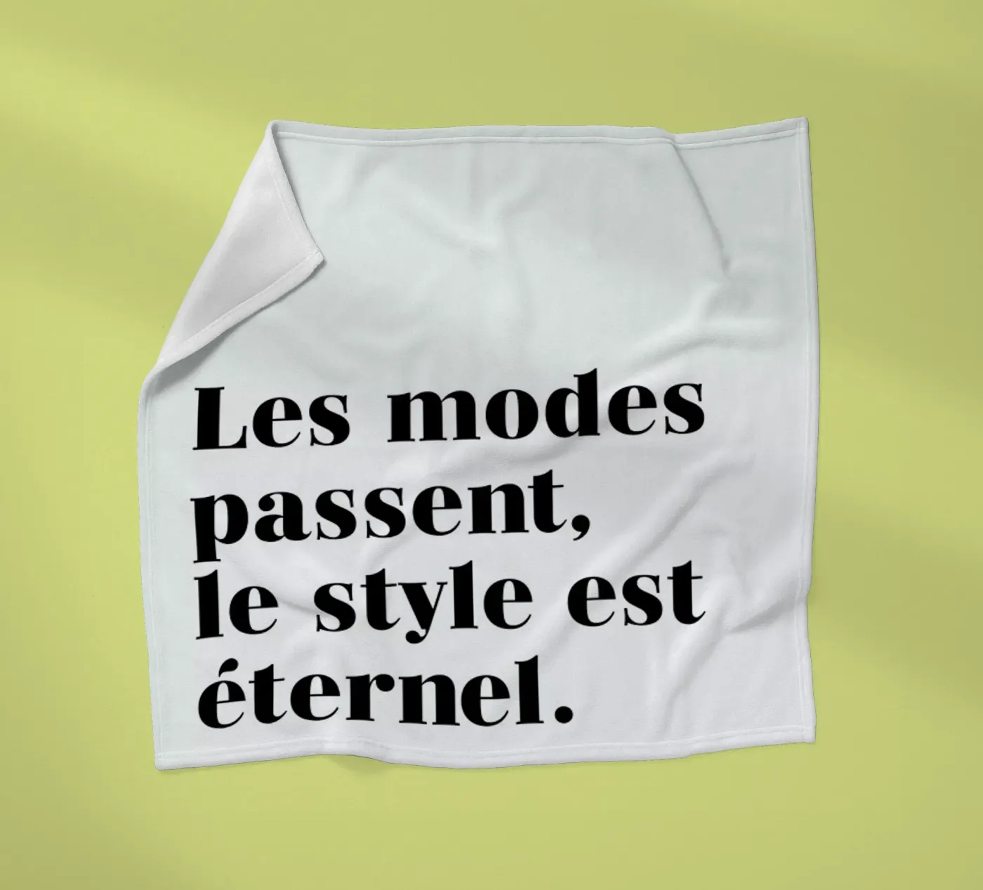 Style éternel Fleecedecke von typed