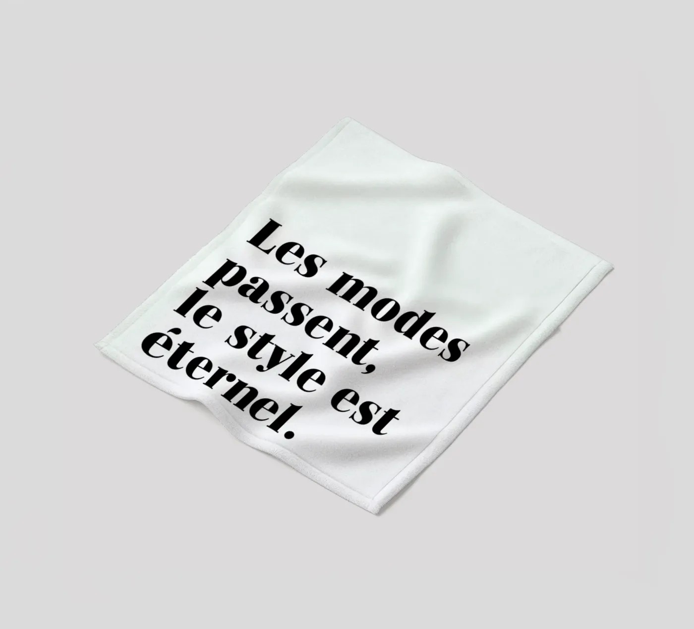 Style éternel fleece blanket by typed
