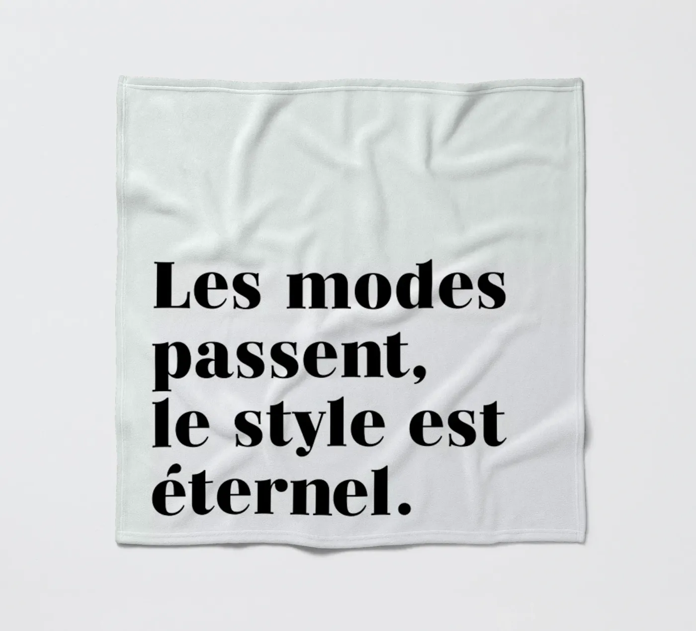 Style éternel Fleecedecke von typed