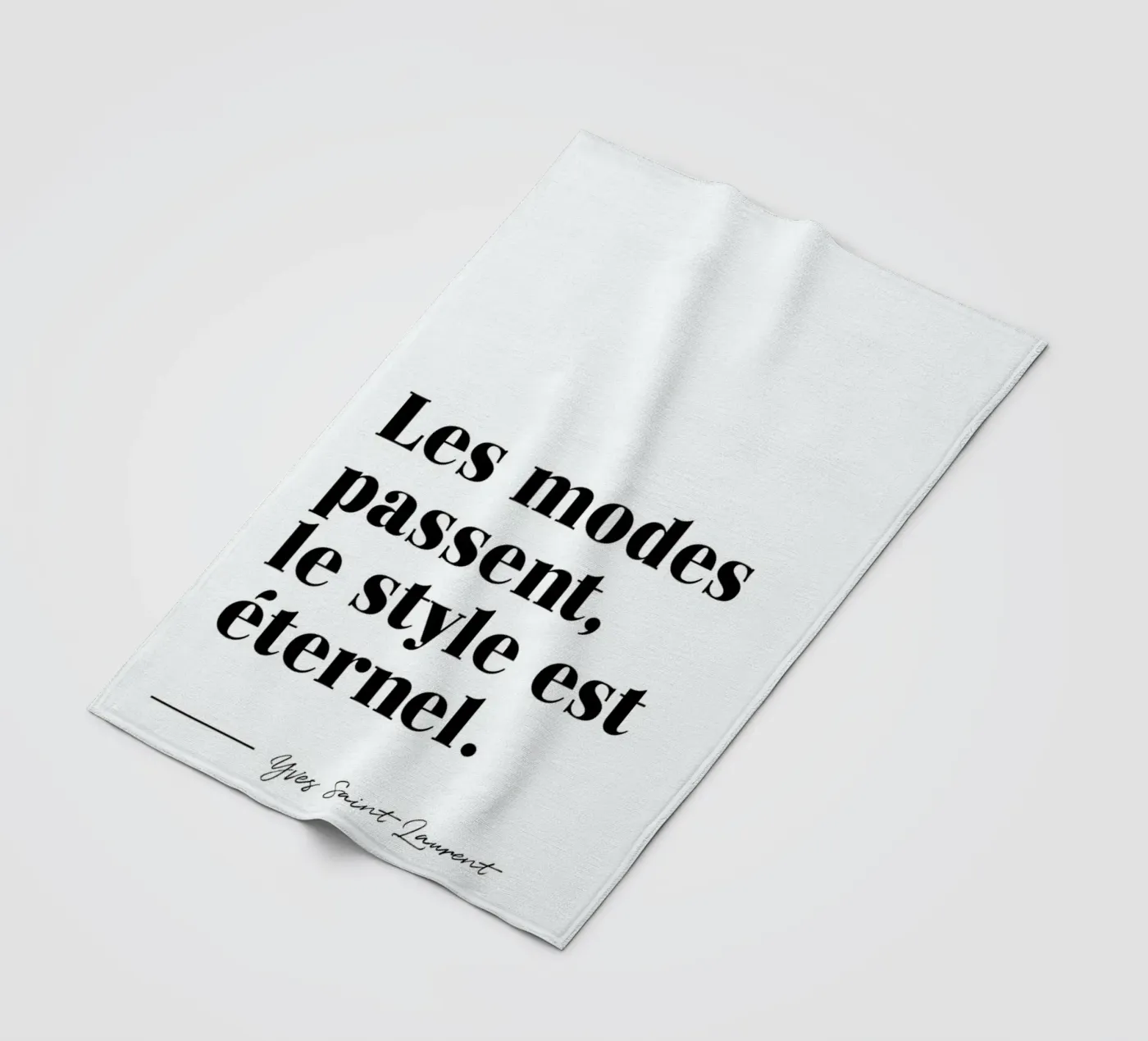 Style éternel fleece blanket by typed