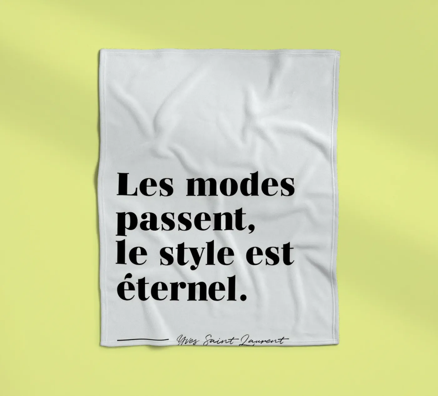 Style éternel Fleecedecke von typed