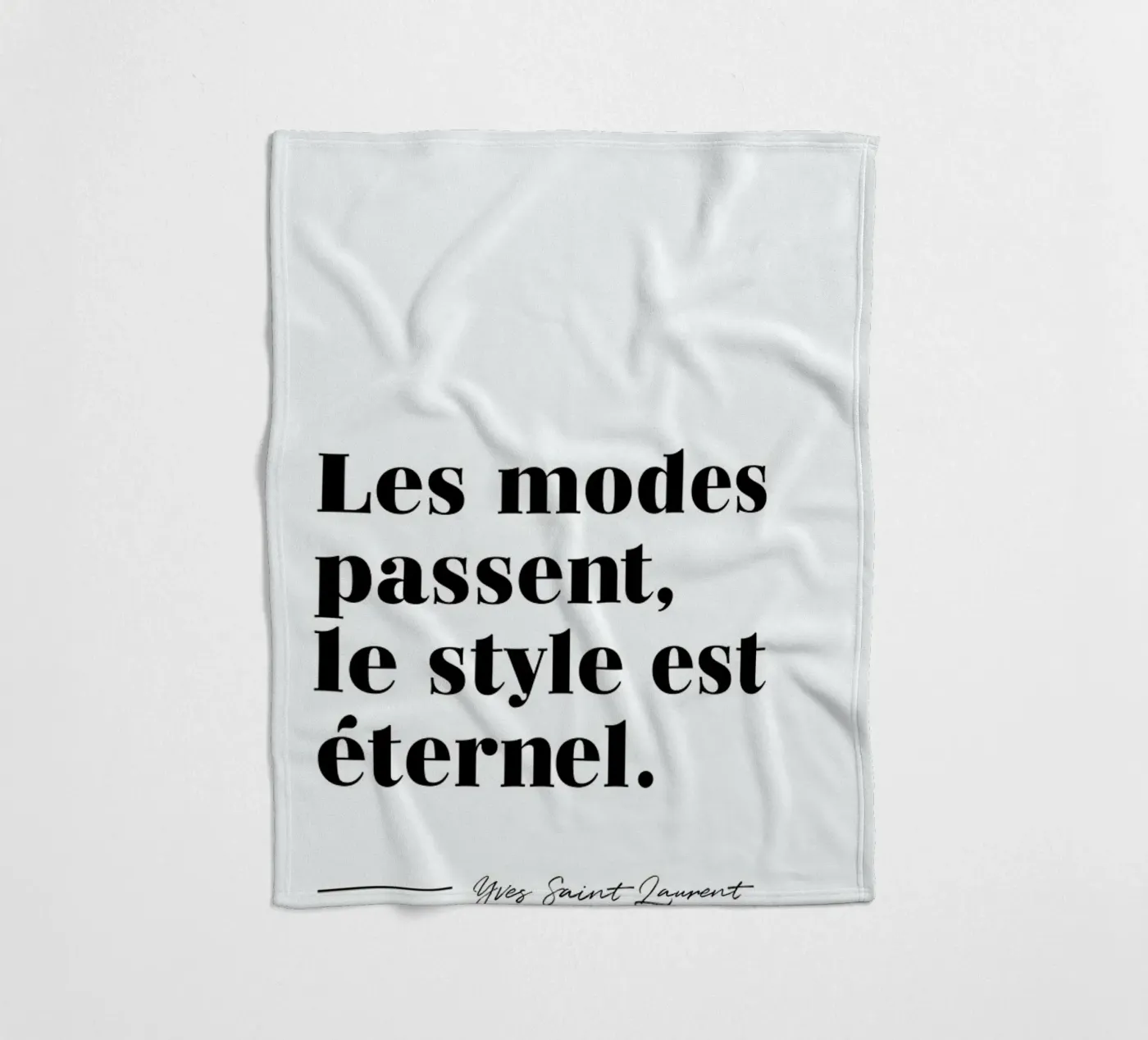 Style éternel Fleecedecke von typed
