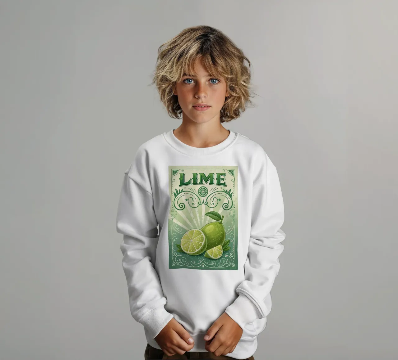 Manifesto della mostra della bevanda rinfrescante Lima felpa bambino da 🎁 ARTVI-SHOP