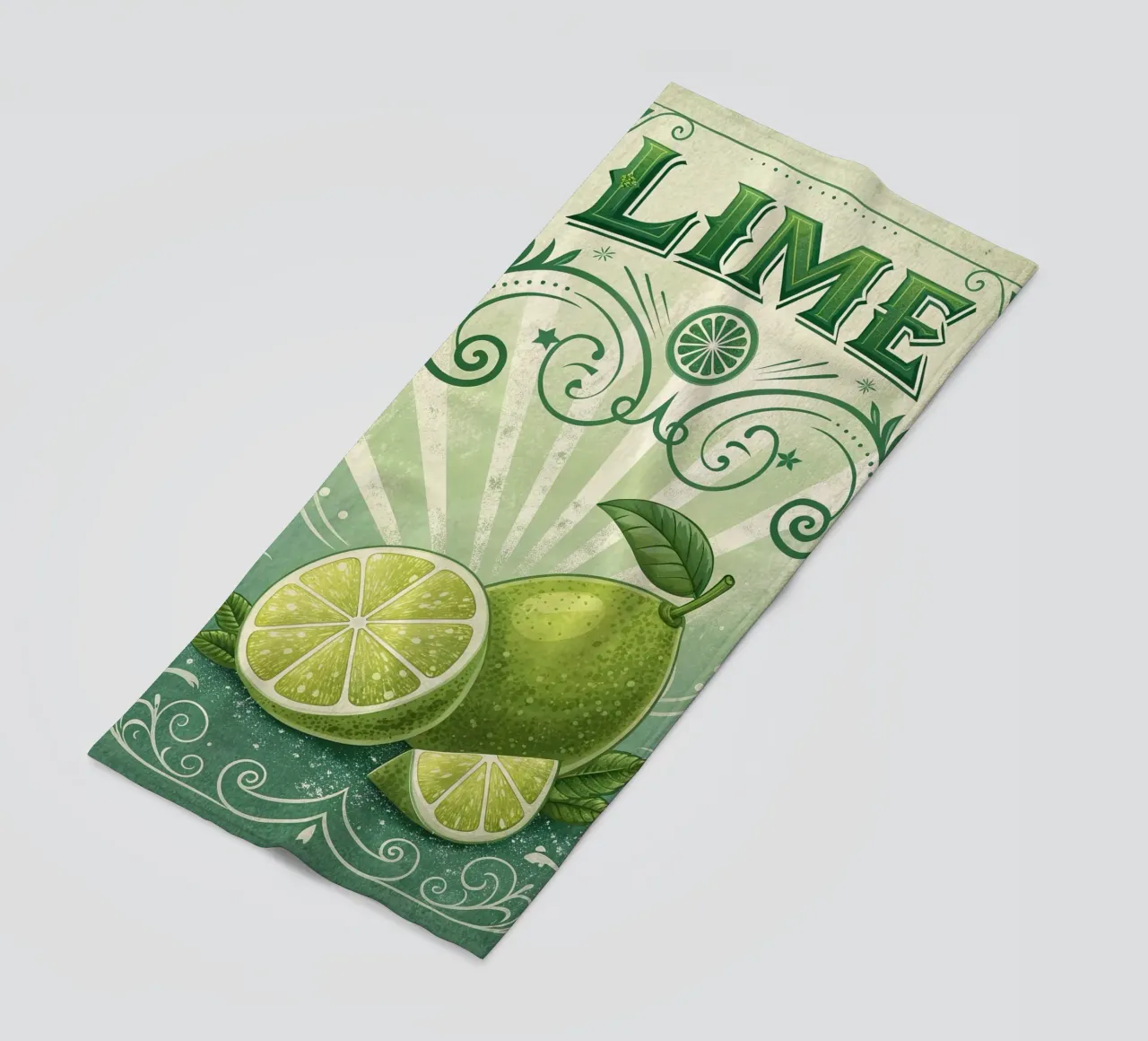 Manifesto della mostra della bevanda rinfrescante Lima telo mare da 🎁 ARTVI-SHOP
