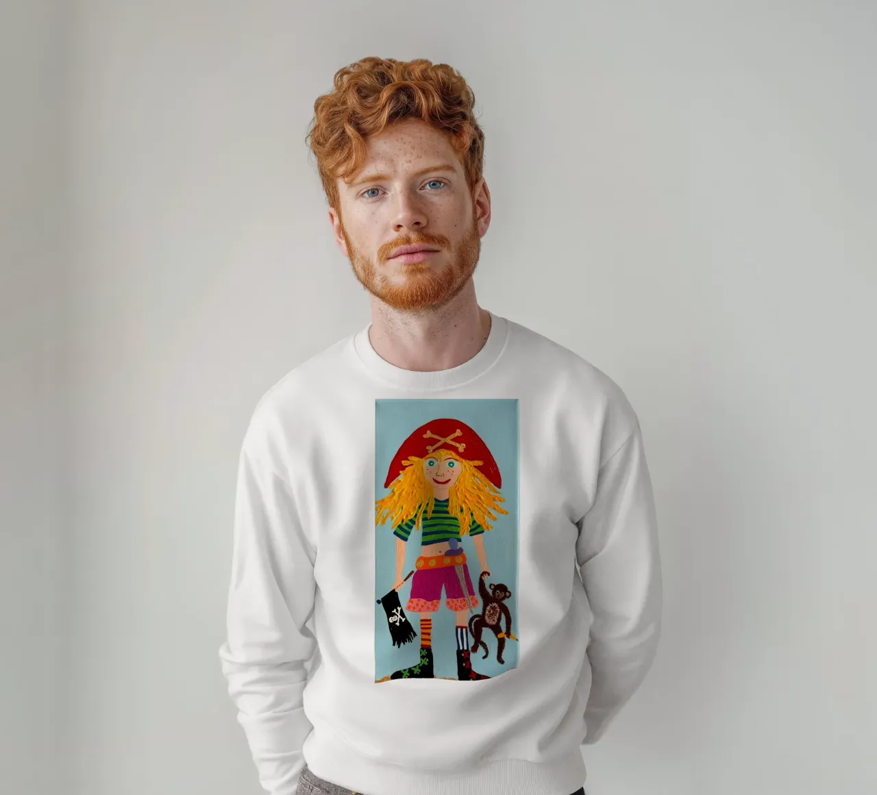 De piraat Azure sweatshirt van irenissima