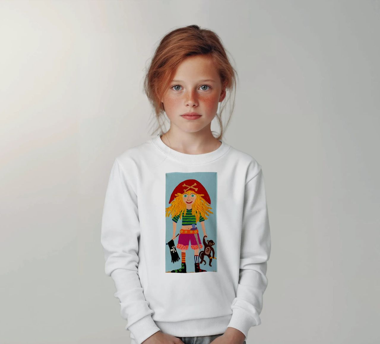 De piraat Azure kinder sweatshirt van irenissima