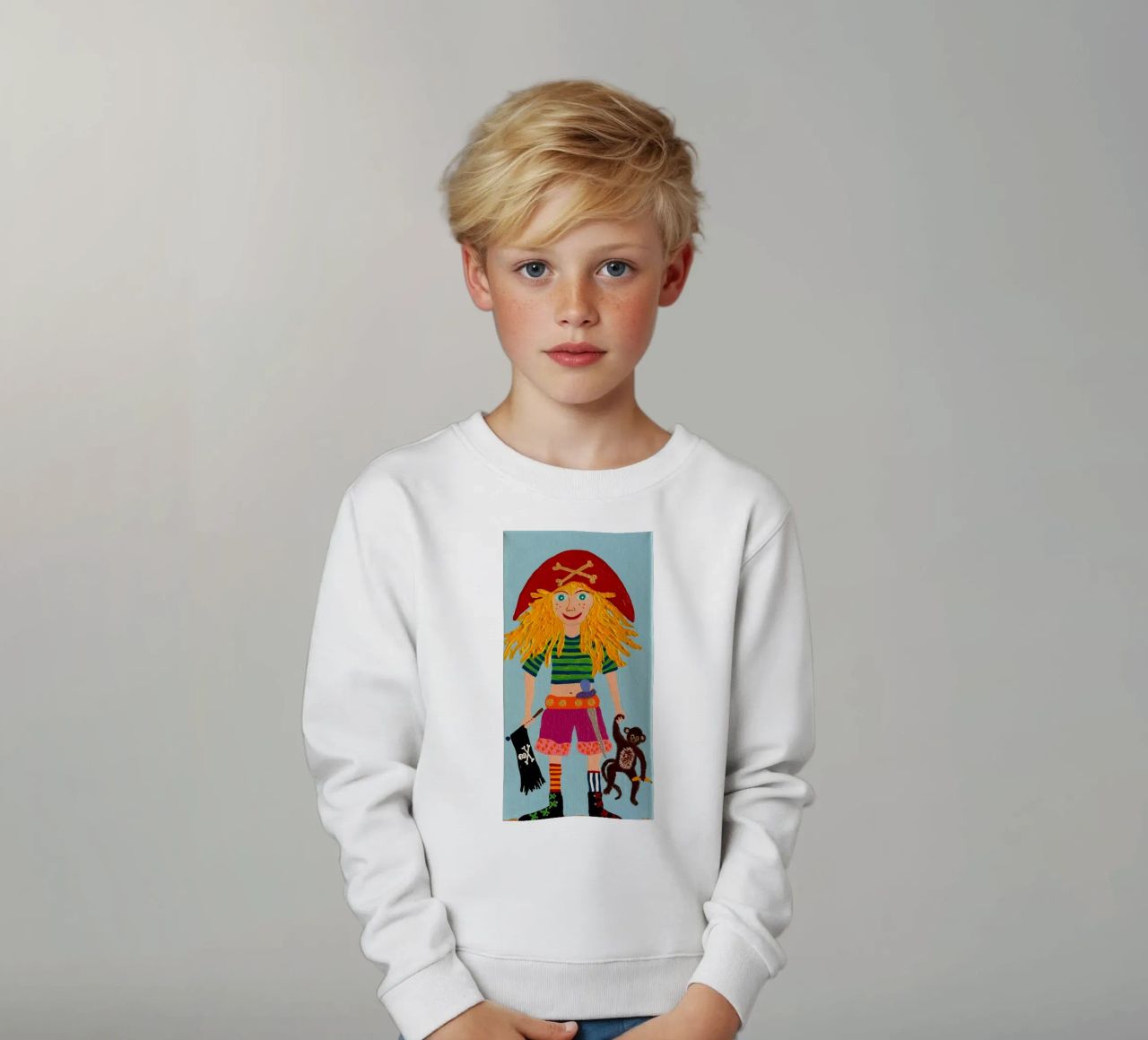 De piraat Azure kinder sweatshirt van irenissima
