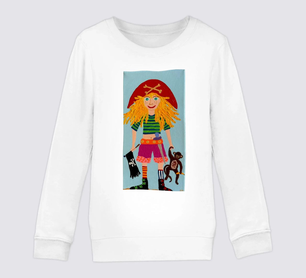 De piraat Azure kinder sweatshirt van irenissima
