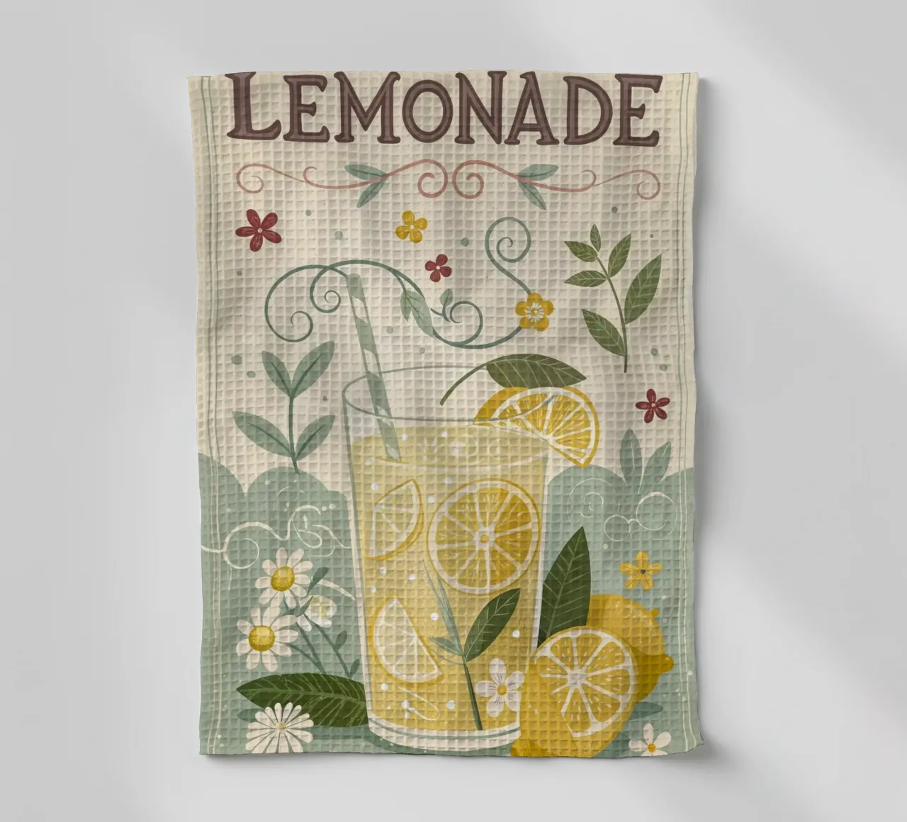 Affiche d'exposition sur les boissons rafraîchissantes à base de limonade torchon de 🎁 ARTVI-SHOP