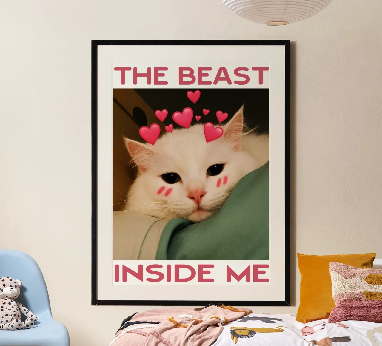 Die Bestie in mir Funny Cat Poster von the gondals