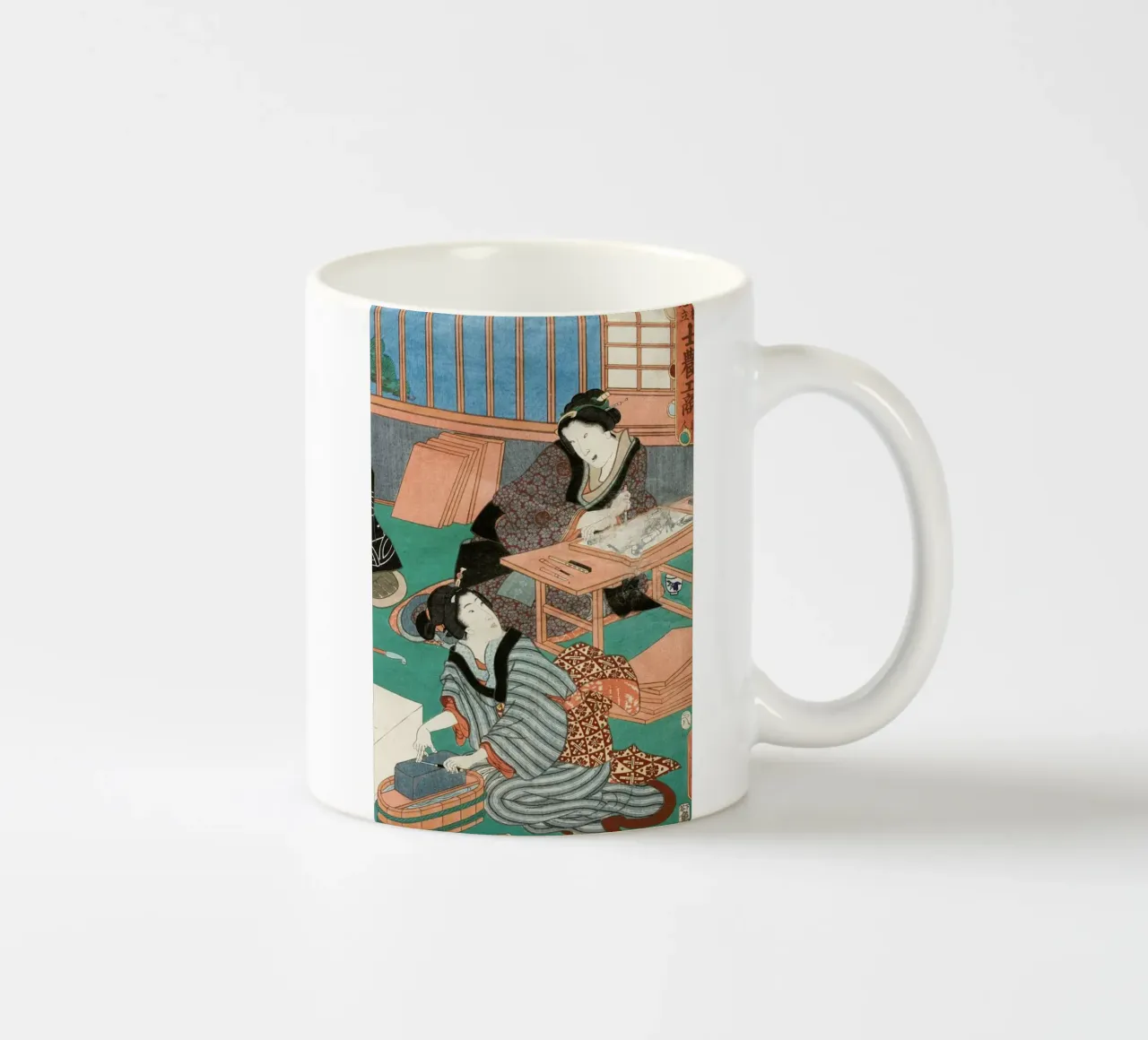 Kunisada - The Class of the Craftsmen II tazza in ceramica da ARTOTHEK