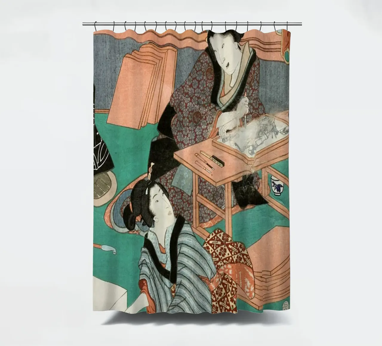Kunisada - The Class of the Craftsmen II tenda da doccia da ARTOTHEK