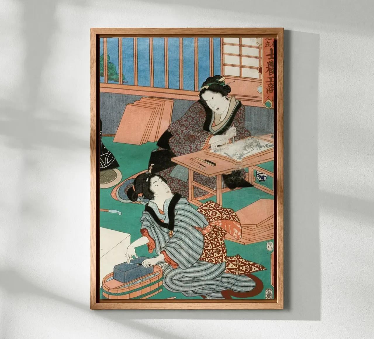 Kunisada - The Class of the Craftsmen II tela da ARTOTHEK