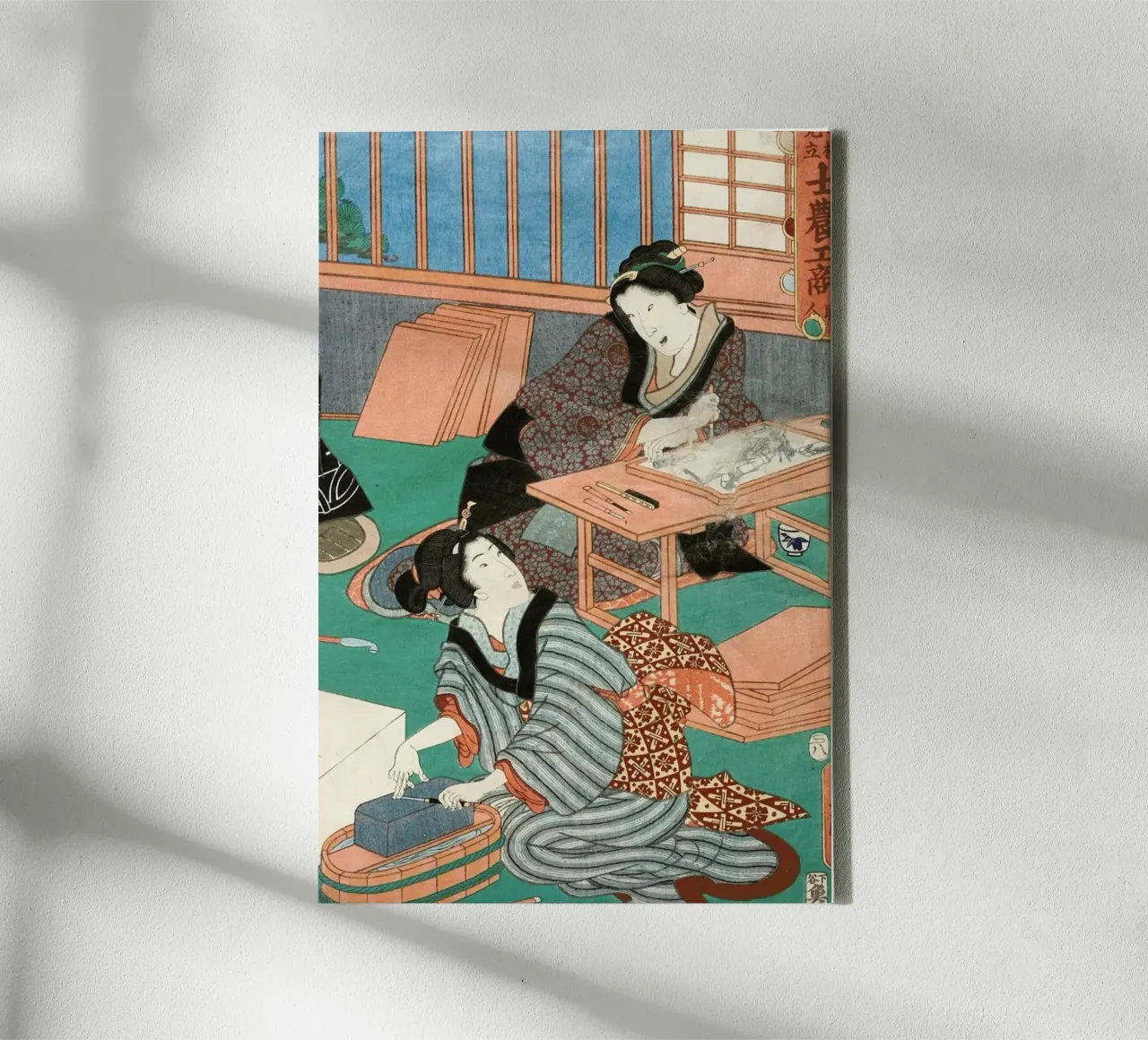 Kunisada - The Class of the Craftsmen II tela da ARTOTHEK