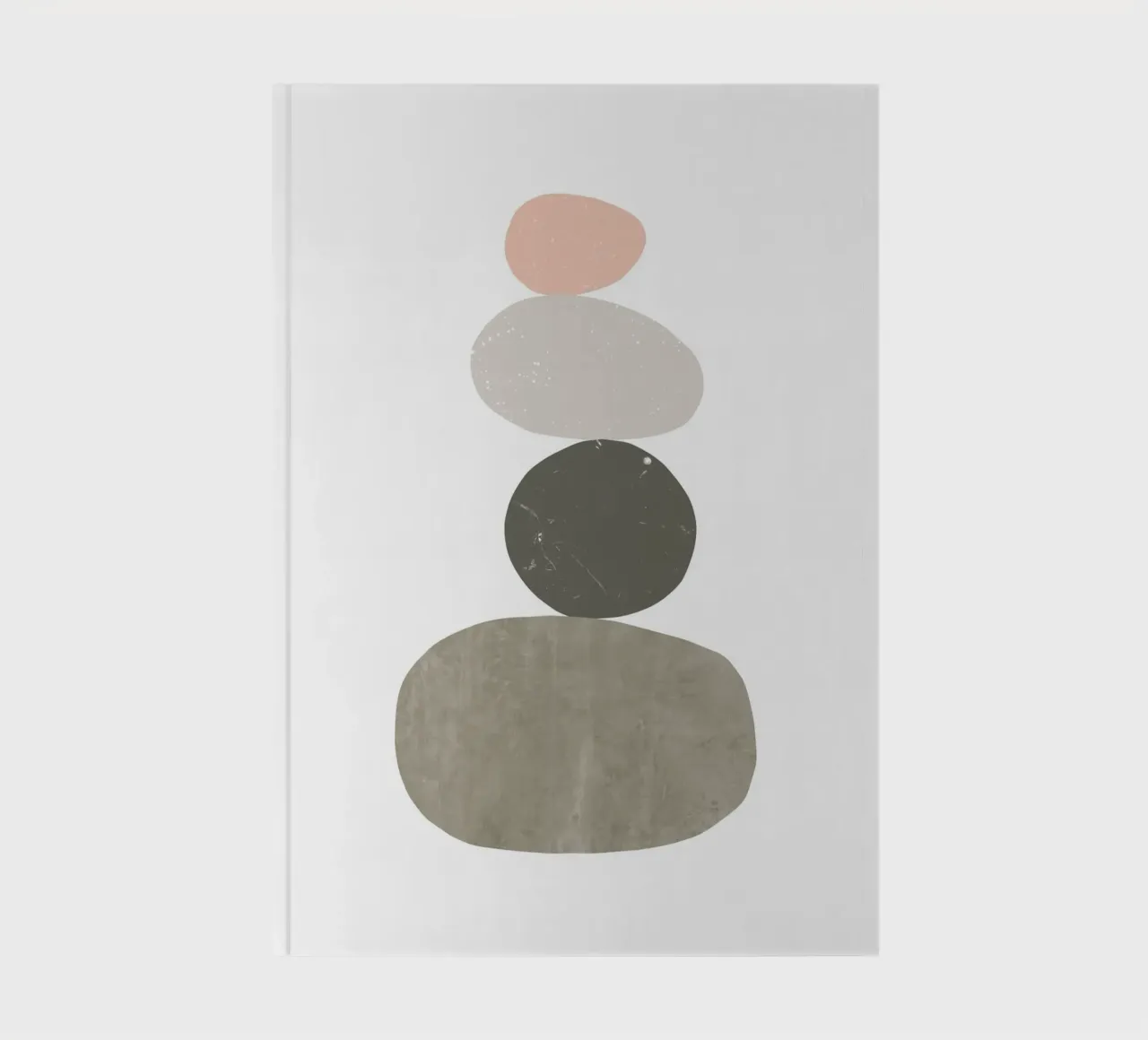 Stones in balance 1 notebook by NouveauPrints